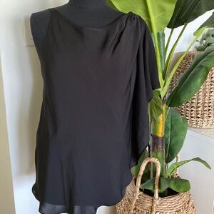 BCBG Asymmetrical Top with one shoulder strap